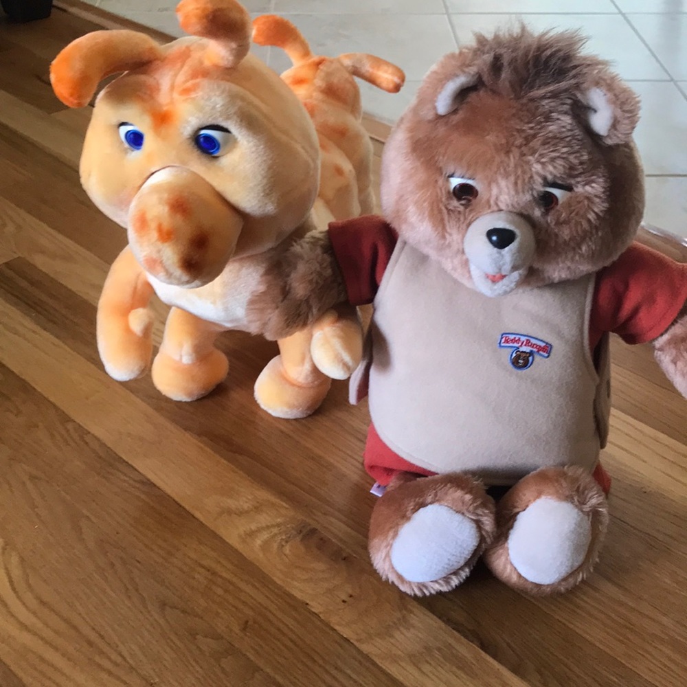 Teddy Ruxpin and friend Grubby